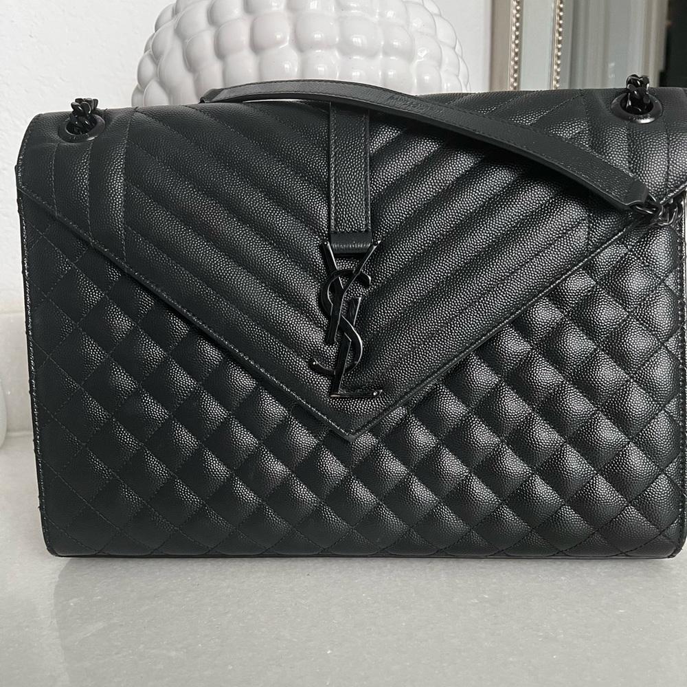 YSL SAINT LAURENT LARGE ENVELOPE BAG